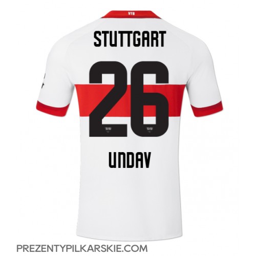 Stroje piłkarskie Stuttgart Deniz Undav #26 Koszulka Podstawowej 2024-25 Krótki Rękaw
